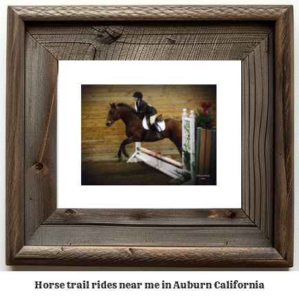 horse trail rides near me in Auburn, California